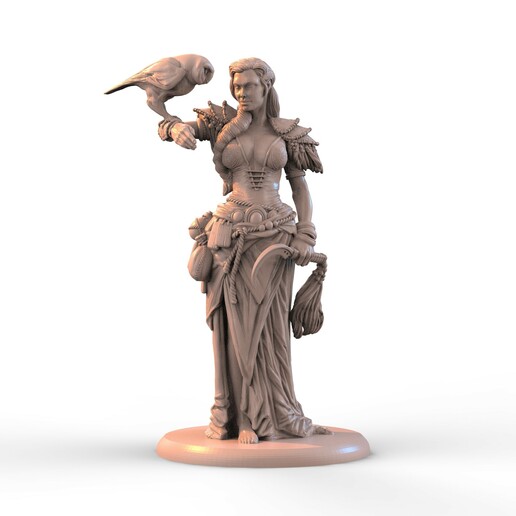 druid fantasy priest 3D print model - Mito3D