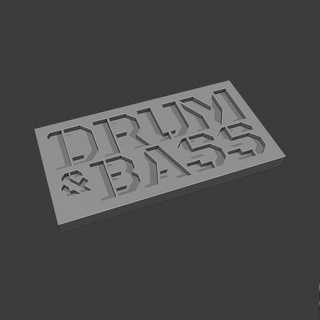 davul bas plak müzik duvar Sanat sıra ev döküm garaj uk diecastgarageuk rozet Bedava logo Dubstep 3d print model - Mito3D