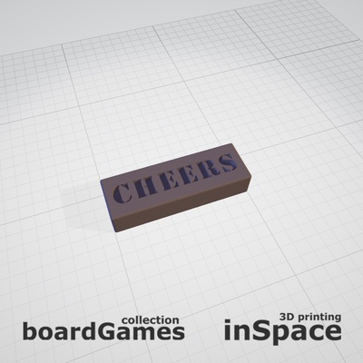 drunk jenga - cheers game rules toy fun drink drinking blocks bricks board 3d print model - Mito3D