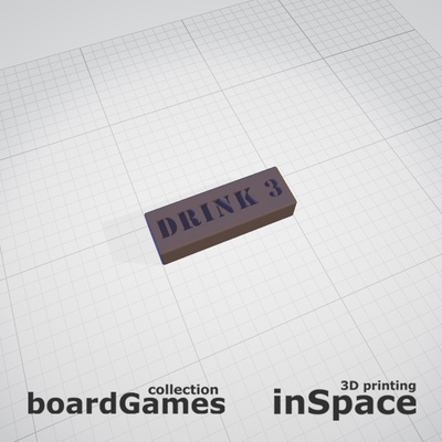 drunk jenga - drink 3 game rules toy fun drinking blocks bricks board 3d print model - Mito3D