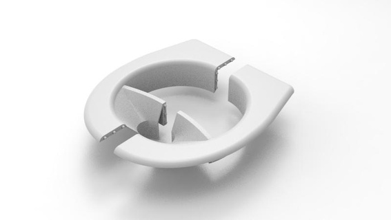 sec toilette wc 3d print model - Mito3D