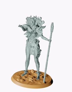 kuru kafa fantezi orman perisi orman 3d print model - Mito3D