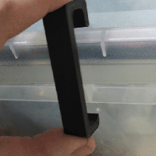 boîte sèche support castorama Xago outil clips 3d print model - Mito3D