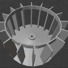 Trockner turbine tool ariston longhi whirpool 3d print model - Mito3D