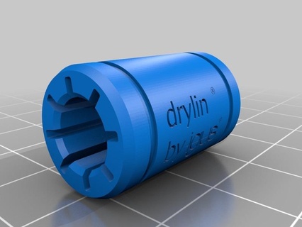 drylin rodamiento 8 mm ejes od 15 cojinete casquillos igus rjmp lineal lm8uu 3d impresora partes 3d print model - Mito3D