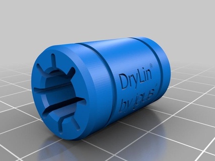 drylin rulman 8 mm şaftlar od 16 burç igus rjmp doğrusal hareket lm8uu kendin yap 3d print model - Mito3D