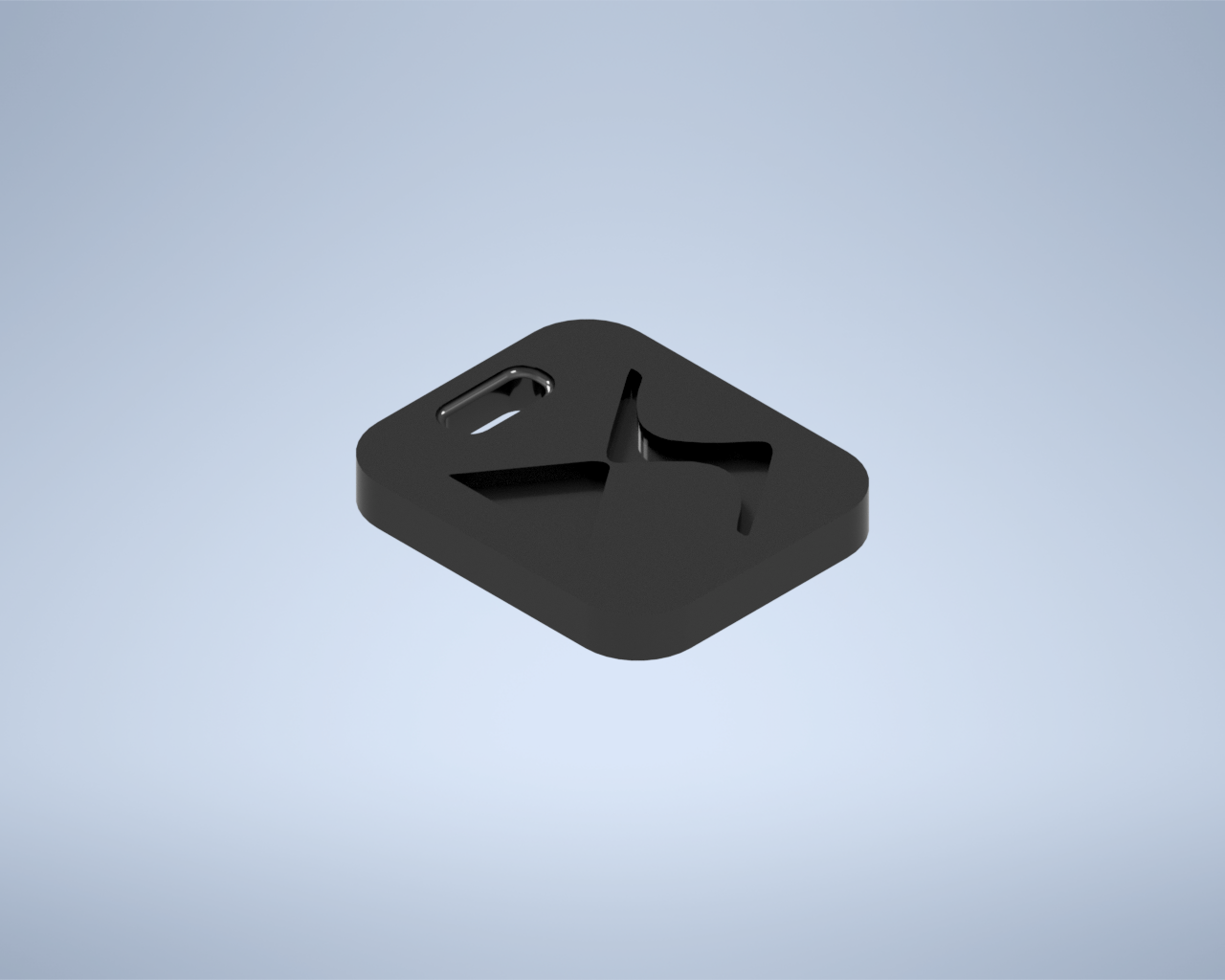 ds logo emblem keychain keyring citroen psa key fashion design 3D print model - Mito3D