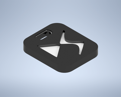 ds logo emblema llavero citroen psa llave Moda diseño 3d print model - Mito3D