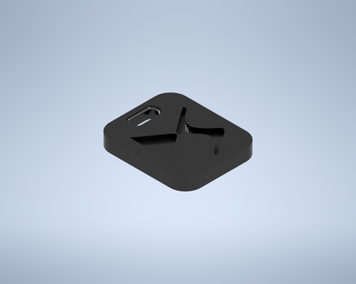 ds logo emblem keychain keyring citroen psa key fashion design 3d print model - Mito3D