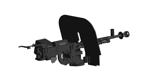dshk máquina pistola bala rifle anti aeronave defensa francotirador obús tanque potro canon militar cohete lanzacohetes chispa Ejército ar vr automático arma 3d print model - Mito3D