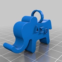 eccetera elefante fascino gioielleria 3d print model - Mito3D