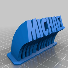 dt personalizado escritório 3d print model - Mito3D