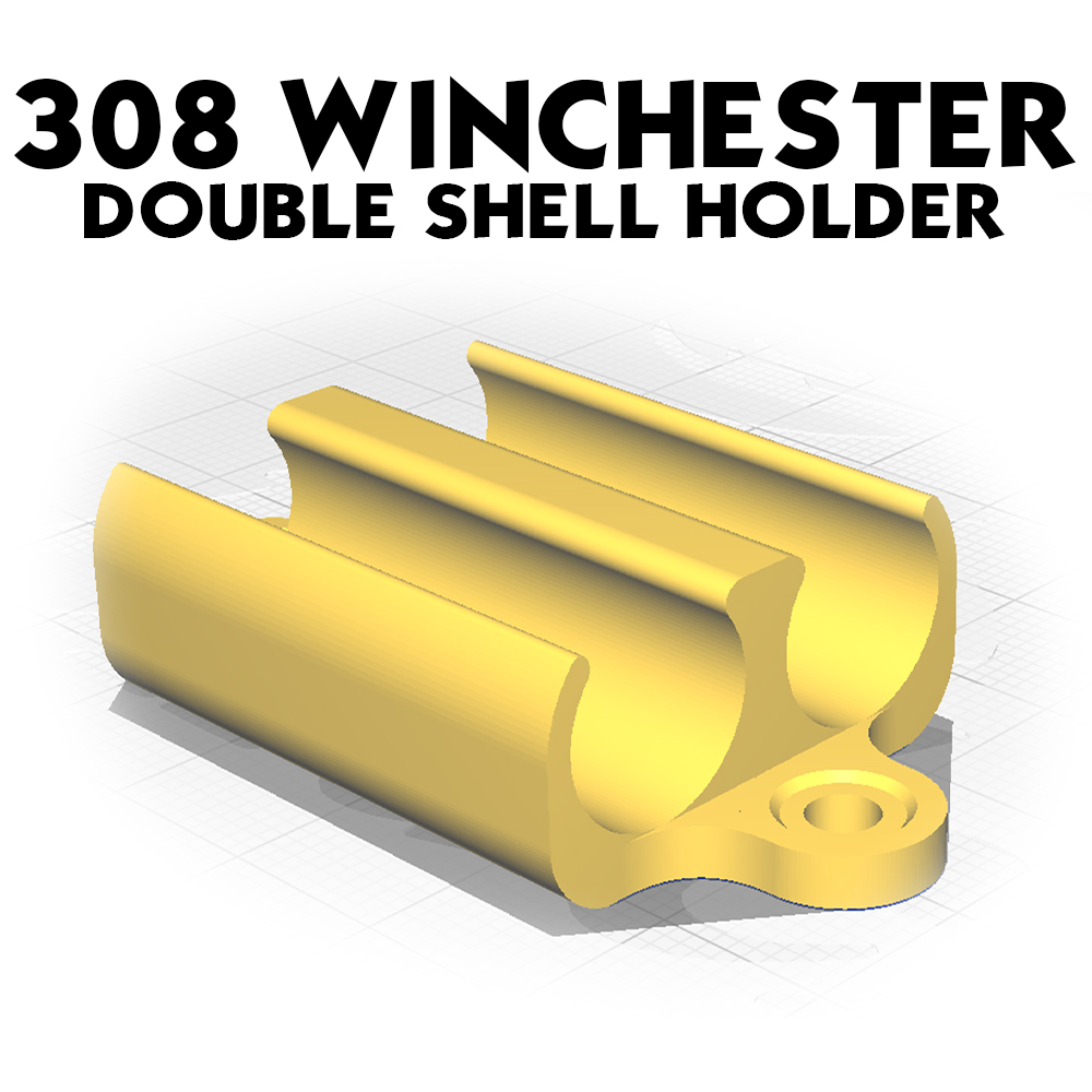 dual 308 Winchester conchiglia titolare supporto vsr 10 vsr10 tm mb03 cyma 3D print model - Mito3D