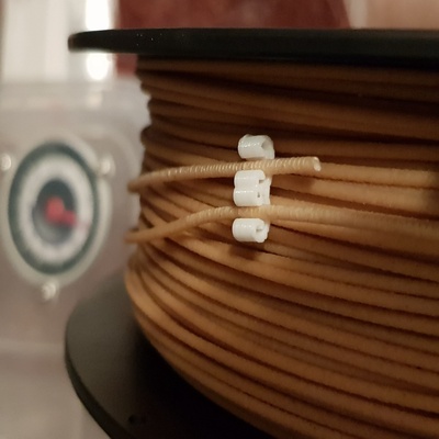 dual 1 75 filament clip minimiert ausführung 3d drucker zubehör 3d print model - Mito3D