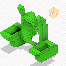 dual 5015 fan shroud blv cube tool 3d print model - Mito3D