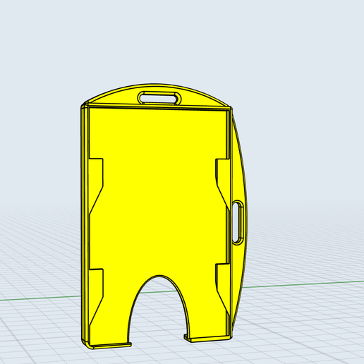 doble Insignia soporte versión diseñado abultar impresión artilugio tarjeta 3D print model - Mito3D