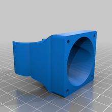dual blower prusa i3 fan extrusion 3d_printer_accessories 3d print model - Mito3D
