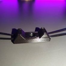 dual brackets flange clamp tool support 3d print model - Mito3D