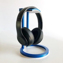 dual color infinity headphone stand gadget headphones functional desk audio beats apple office home decor extrusion 3d print model - Mito3D