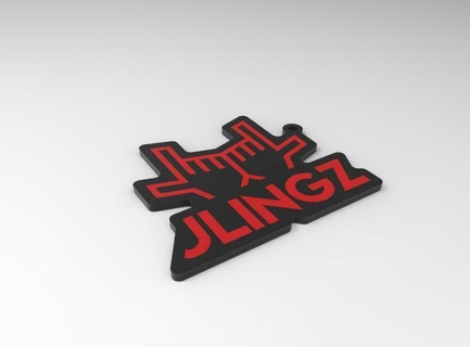 dual color jlingz keychain man utd jesse lingard extrusion manchester united 3d printing 3d print model - Mito3D