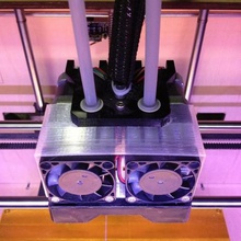 doppio estrusore a ventola strumento Stampante 3d accessori utile aggiornamento tinkercad pla parte di coperchio 3d print model - Mito3D