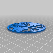 dual extrusão ferro bandeira destino arte 3d print model - Mito3D
