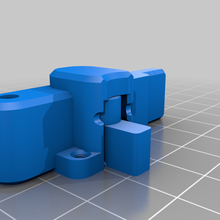 doble extrusión motor manejar engranaje 3d_printer_extruders 3d print model - Mito3D