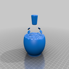 dual extrusion potion bottle dnd wizard hobby 3d print model - Mito3D