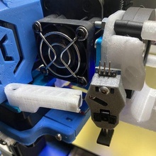 dual ventilador 2x12v derramar sidewinder x1 + suporte tocar mi ferramenta artilharia 3d impressora acessórios 3d print model - Mito3D