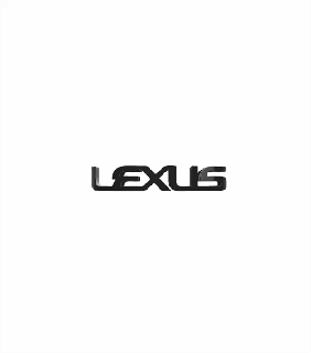 dual illusion lexus - logo ilu text gift new different front back flip car 3d print model - Mito3D