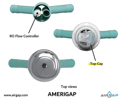 dual inlet air gap cap t52-ro amerigap 3d print model - Mito3D