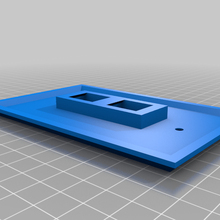 doble piedra clave Jack pared plato personalizado casa 3d print model - Mito3D