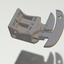 dual magnetico pagaia cambi fanatec podio centro gioco simracing shifter 3d print model - Mito3D