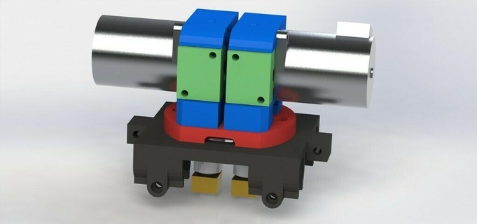 dual micro extruder based v5 ultibots 3d printer extruders 3d print model - Mito3D