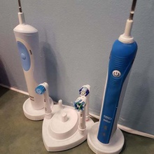 dual oralb stand home household toothbrush oral b oral-b holder bathroom 3d print model - Mito3D