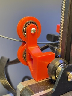 dual roller filament guide - ender 3 Tools 3d printer accessories 3d print model - Mito3D