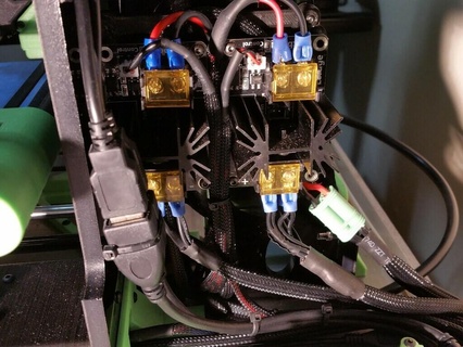 dual simpzia mosfet mount anet a6 3d printer parts 3d print model - Mito3D