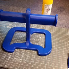 dual table top spool holder tool 3d printer enclosure printing filament ikea lack prusa i3 mk2 3d print model - Mito3D