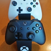 double Xbox manette titulaire soutien 3d print model - Mito3D