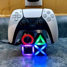 Dualsense ps5 Regler Stand Licht Gadget LED Playstation Sony Video Spiele 3d print model - Mito3D