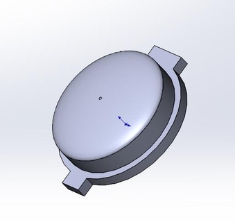 choque duplo 3 botão sony partes 3d print model - Mito3D