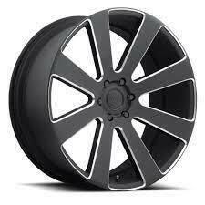 dub wheels 8 ball real rims wheel rim tire tyre model 3d print model - Mito3D