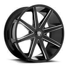 dub wheels push real rims wheel rim tire tyre model 3d print model - Mito3D