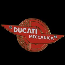 ducati emblema Vintage 2 3d print model - Mito3D