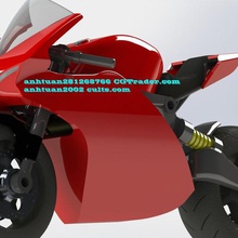 ducati v4 sportbike motorcycle miniature 3d print model various motorbike bike race sport vehicle panigale toy 3d print model - Mito3D