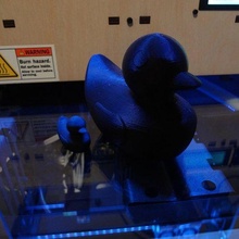 duck game 3d animal solidworks test animals 3d print model - Mito3D
