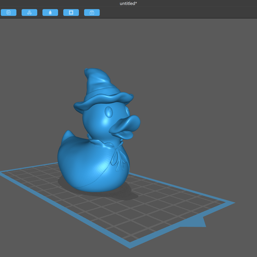 duck gadget duck duck animal figurine 3D print model - Mito3D