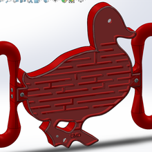 duck ball maze gadget 3d print model - Mito3D