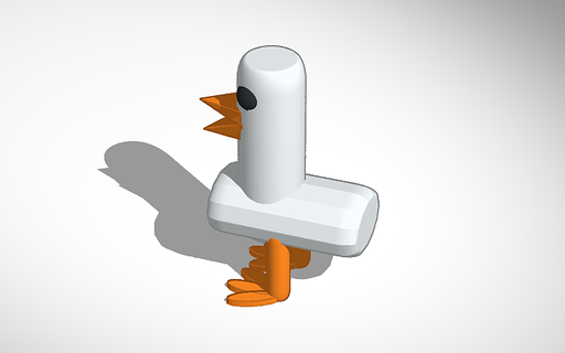 duck bread animal toy 3d print model - Mito3D