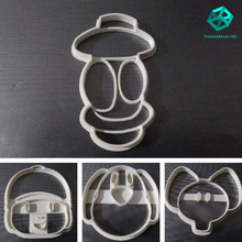 pato cortador de galletas pocoyó casa fondant cookie 3d print model - Mito3D